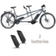 location tandem électrique - vélo emeraude