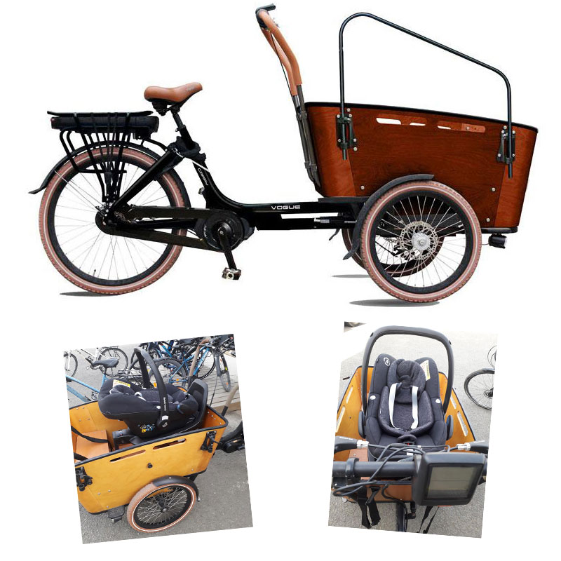 Vélo Triporteur électrique PMR pour personne à mobilité réduite