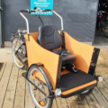 Vélo Cargo - Triporteur PMR adapté pour le transport d'une personne à mobilité réduite - modèle 2023