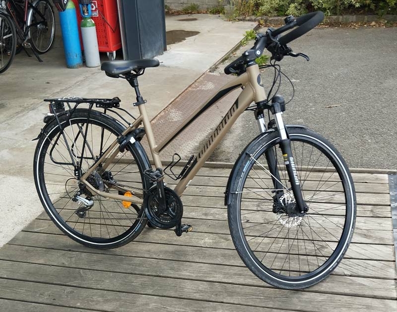 Destockage vélo de randonnée - vélo Lombardo Amantea -occasion récent - Vélo Emeraude Saint-Malo
